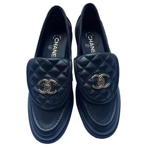 Chanel moccasins shoes